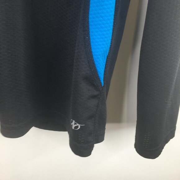 Nordic Track Long Sleeve Black Workout Shirt Size M - Picture 3 of 8